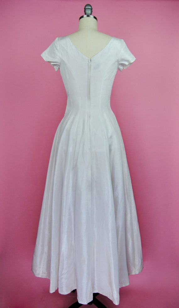 1960s Emma Domb Wedding Dress or Formal Gown with… - image 4