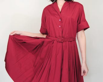 Vintage Red Banana Republic Dress - Etsy