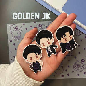 BTS Island In The Seom Game Stickers, Jungkook, Golden, Standing Next to You, 3D, Seven, Kookie, Jeon Jungkook, Bangtan