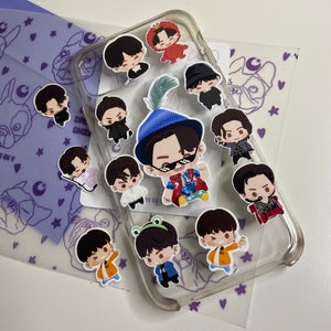 MINI PART 2 BTS Island In The Seom Game Stickers, Jungkook, Taehyung, Jimin, Namjoon, Yoongi, J-Hope, Jin, Bangtan image 5