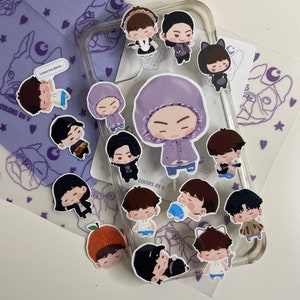 MINI*** PART 2 BTS Island In The Seom Game Stickers, Jungkook, Taehyung, Jimin, Namjoon, Yoongi, J-Hope, Jin, Bangtan