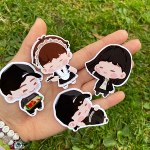 Stickers, Yoongi, Suga, Agust D, Maid Yoongi, Female Yoongi, Yoonji Part 2