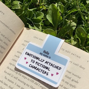 Emotionally attached to fictional characters Magnetic Bookmark