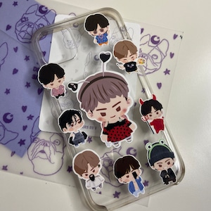 MINI PART 2 BTS Island In The Seom Game Stickers, Jungkook, Taehyung, Jimin, Namjoon, Yoongi, J-Hope, Jin, Bangtan image 4