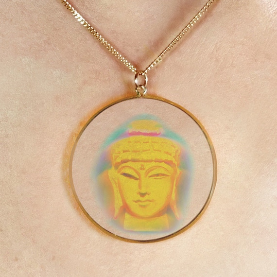 9ct gold buddha best sale pendant