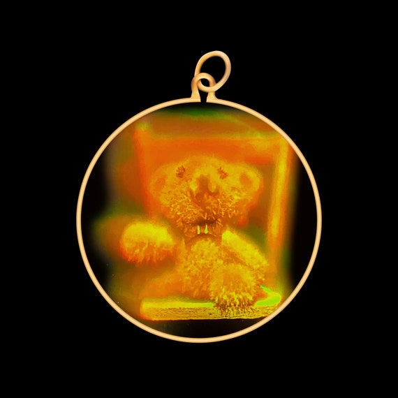 9ct gold teddy bear necklace store