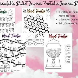 Bullet Journal Templates Printable Journal Bundle Downloadable PDF - Etsy