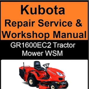 Kubota Mower Repair Etsy Canada