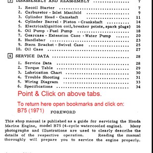 Honda Outboard BF75/BF100, BF8A, B75 Repair Service &amp; Shop Manual - Etsy