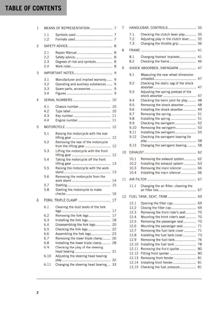 2018 KTM 390 Duke Factory Repair Service Shop Manual - Etsy
