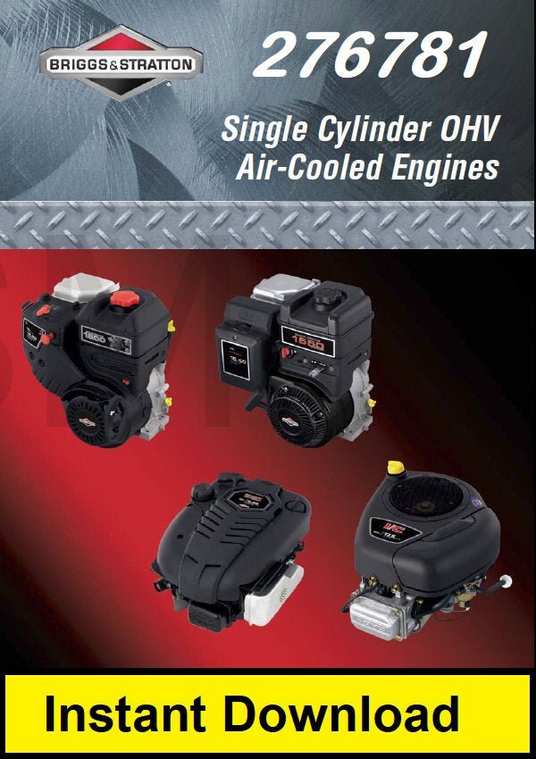 Briggs and Stratton Single Cylinder Overhead Valve Service Etsy