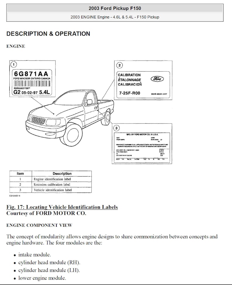Ford F150 Repair Service & Shop Manual CD 1997-2003 (over 11,000 Page ...