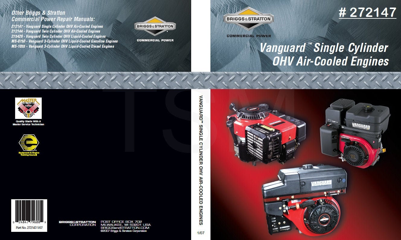 Manuel Atelier Briggs Et Stratton En Français Pdf Briggs and Stratton Vanguard Single Cylinder OHV Air Cooled - Etsy France