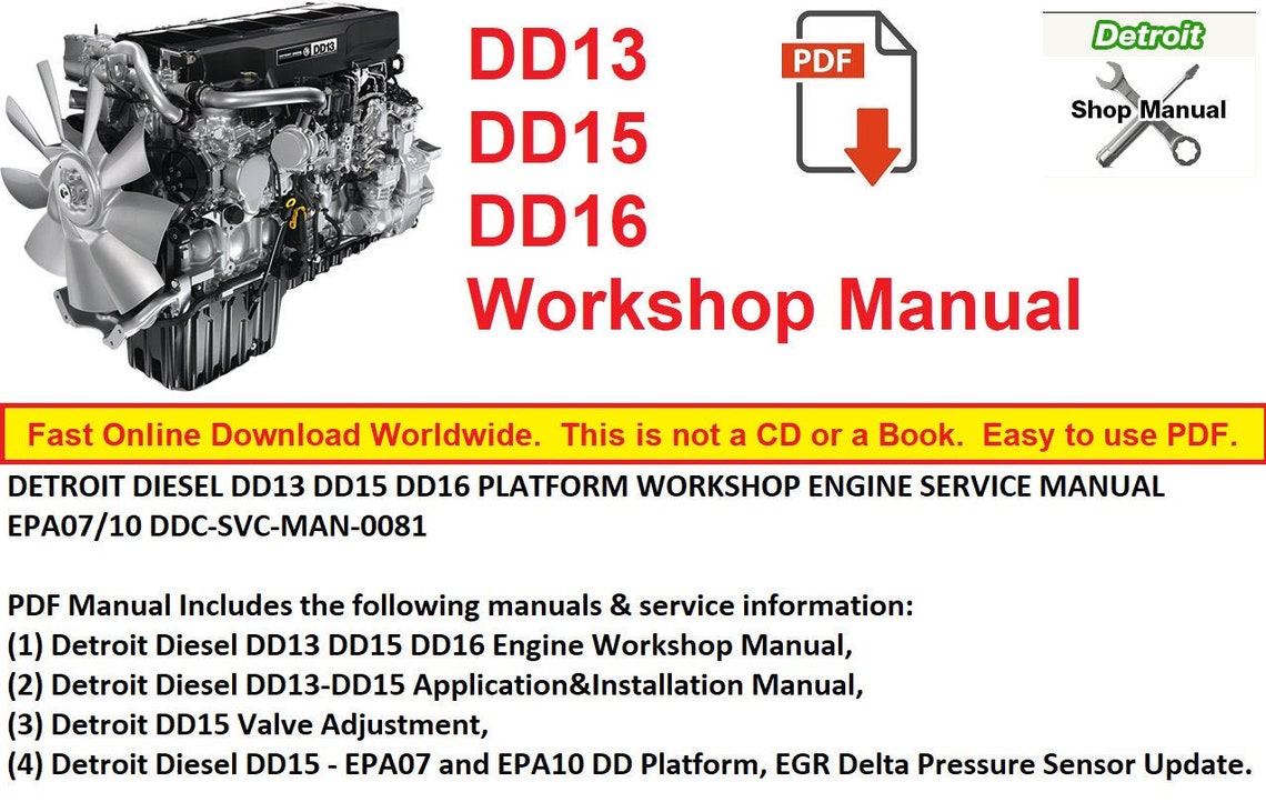 Detroit Diesel Dd15 Manual En EspaÃƒÂ±ol