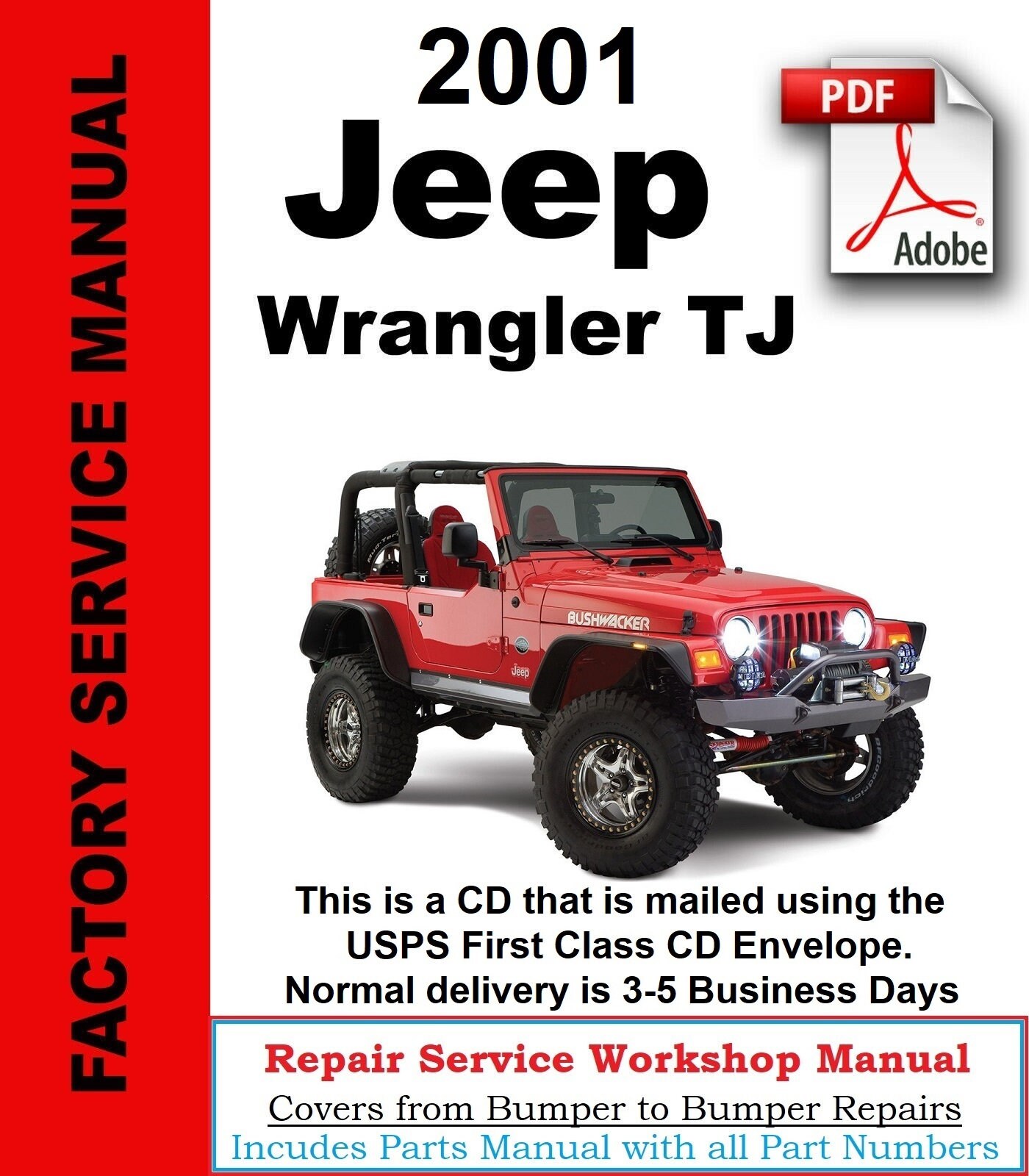 Jeep Wrangler Repair Service & Shop Manual CD PDF 1997-2006 - Etsy Ireland