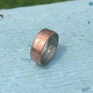 Bague pièce de monnaie japonaise de 10 yens