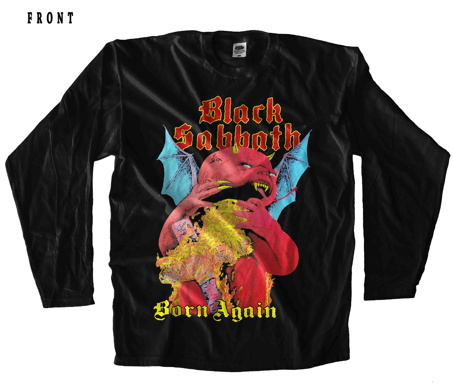 BLACK SABBATH-Born Again Black Long Sleeve T_shirt SIZES:S | Etsy