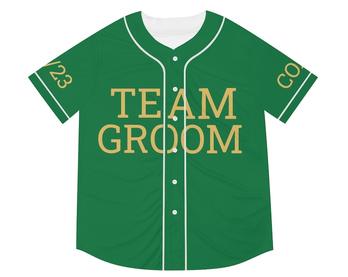 Custom Men's Baseball Jersey, Moisture-Wicking Polyester