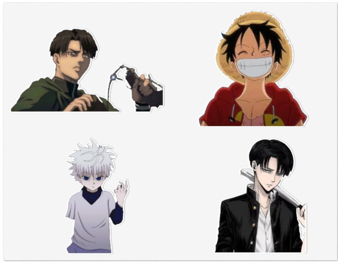 Premium Custom Anime Inspired Sticker Sheet Bundle, 5pcs - Etsy