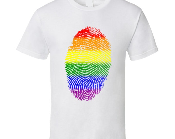 Pride Fingerprint  T Shirt