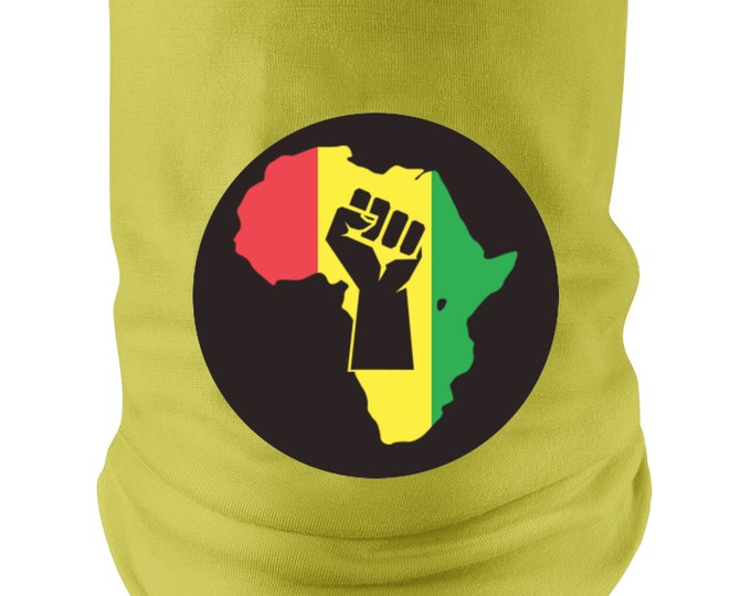 Africa Pride Yellow Neck gaiter