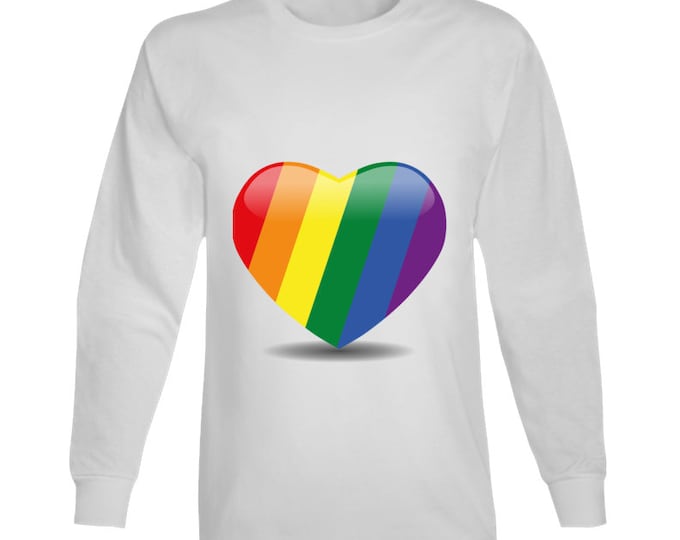 Pride Big Heart Long Sleeve T Shirt