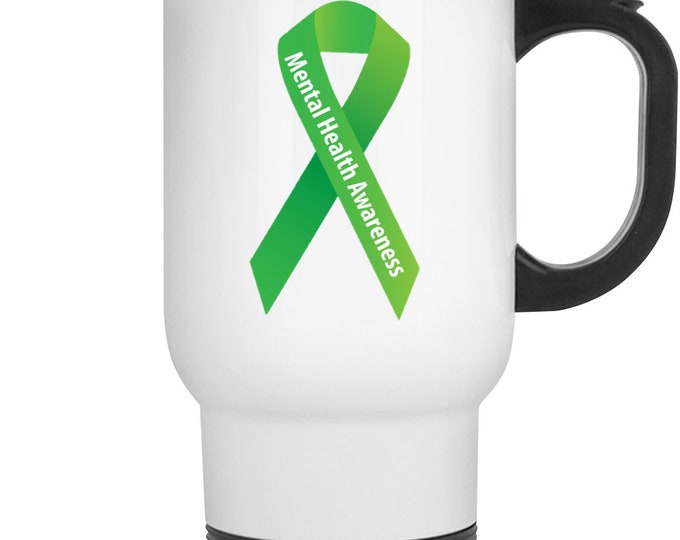 Mental Health Ribbon 2 Mug