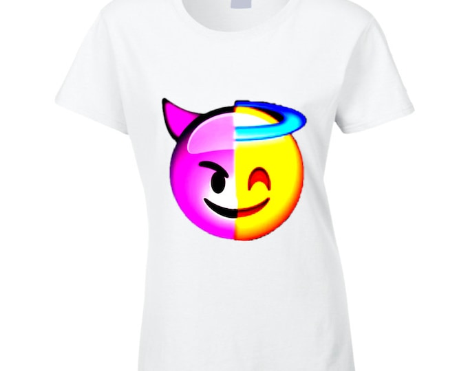 Good Vs Evil  Ladies T Shirt