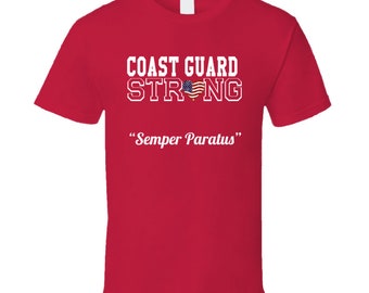 Patriotic Strong T Shirt Red