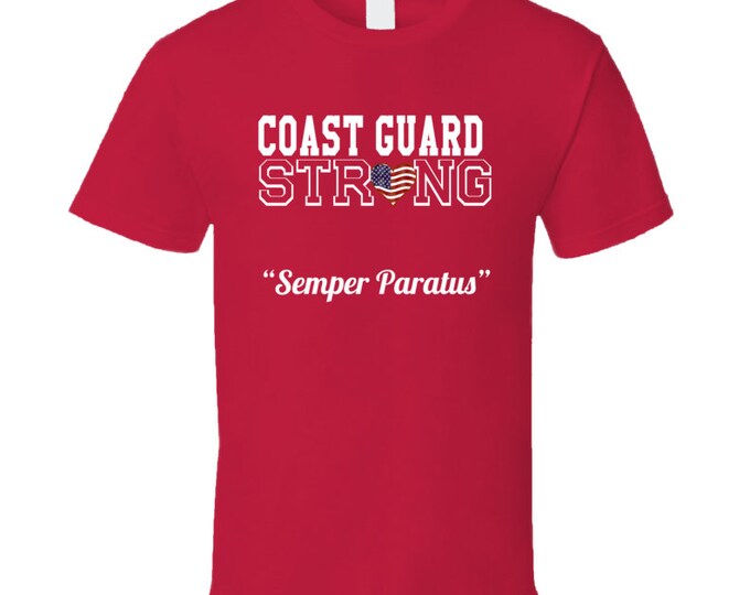 Patriotic Strong T Shirt Red