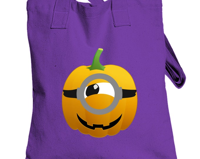 Jack Eye Lantern Purple Totebag