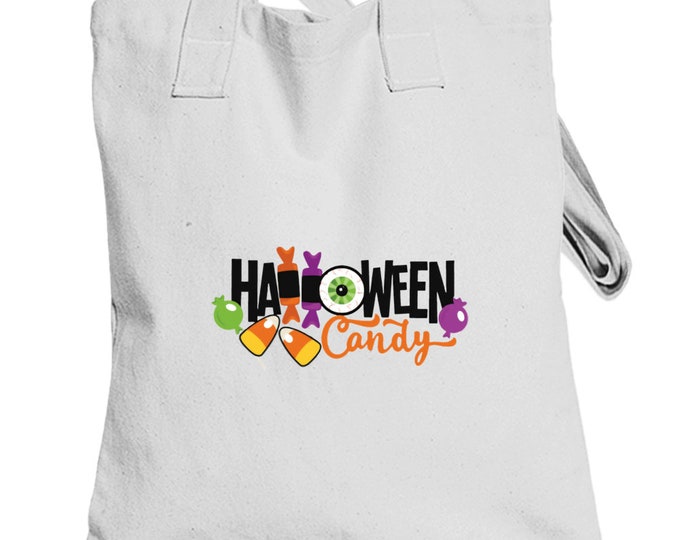 Halloween Candy White Totebag