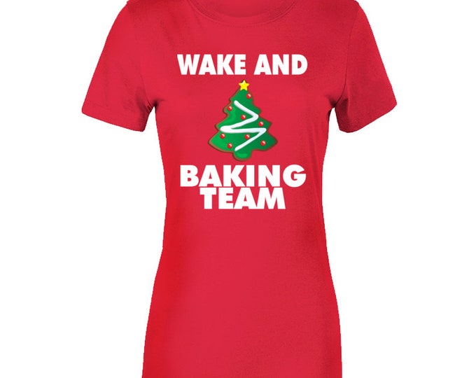 Wake And Baking Ladies T Shirt