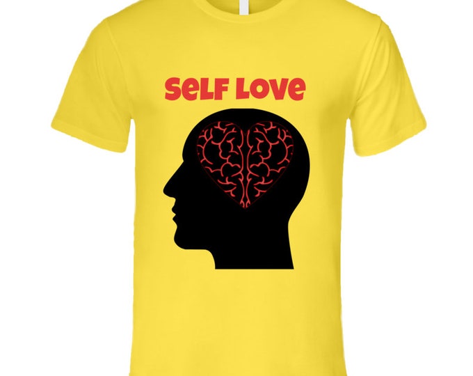 Mental Health Awareness Self Love Yellow T Shirt
