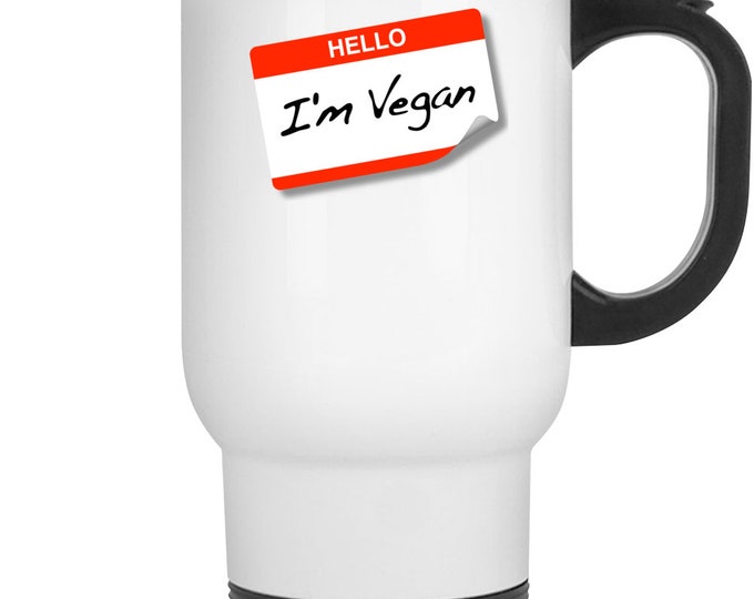 Vegan Name Tag Mug