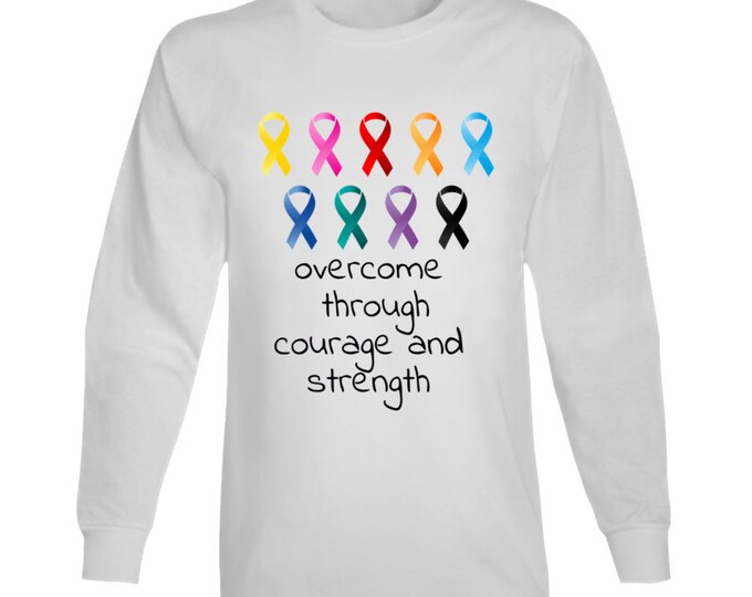 Overcome Cancer Long Sleeve T Shirt