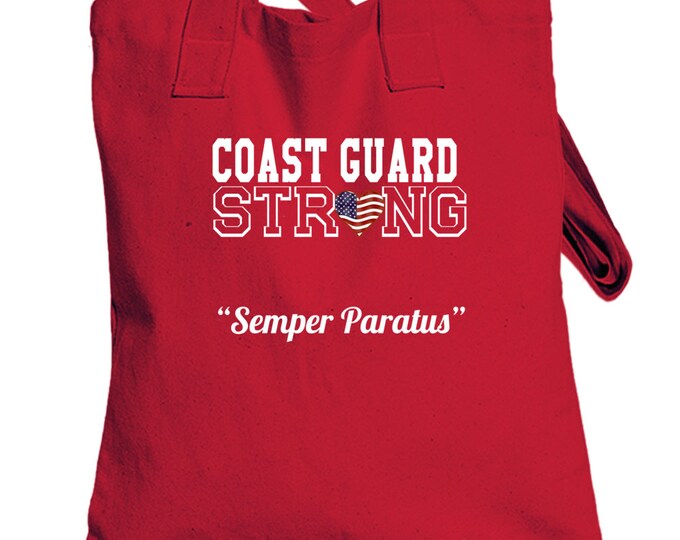 Patriotic Strong Totebag Red