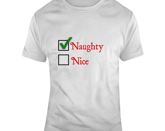 Naughty Check List T Shirt