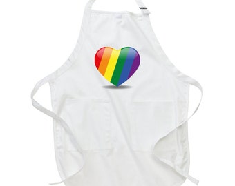 Pride Big Heart Apron