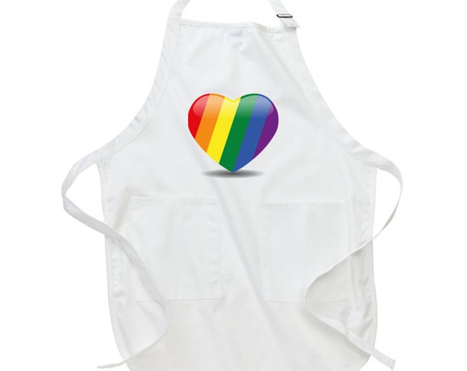 Pride Big Heart Apron
