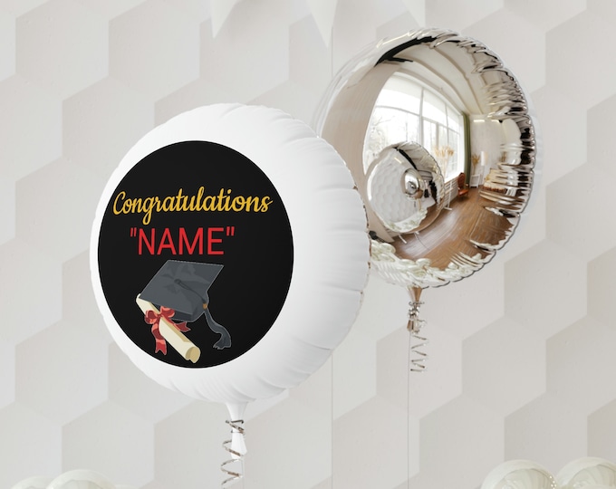 Custom Mylar Helium Balloon, Personalized Party Decor