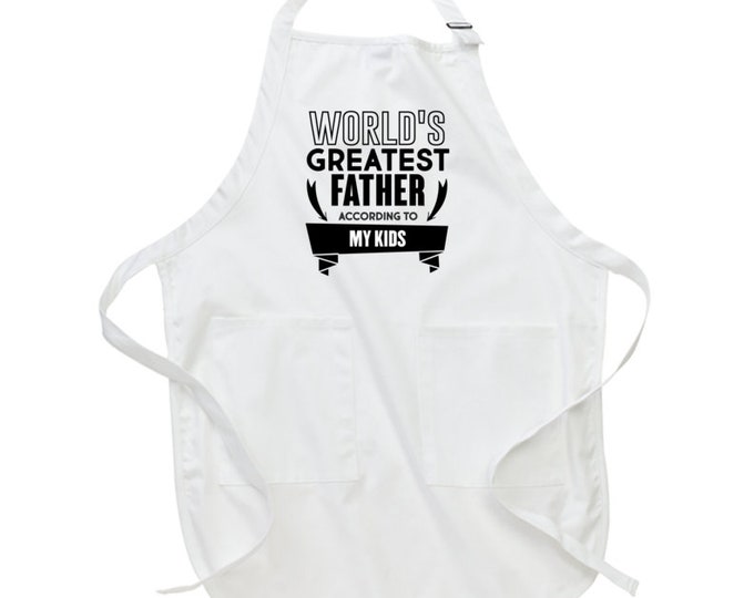 Worlds Greatest Father...kids Apron