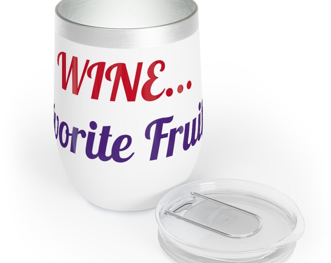 Custom Wine Tumbler, Stainless Steel, Insulated 12oz