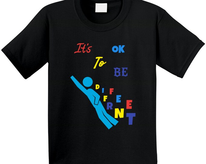 Autism Awareness Ok To Be Different T Shirt Youth