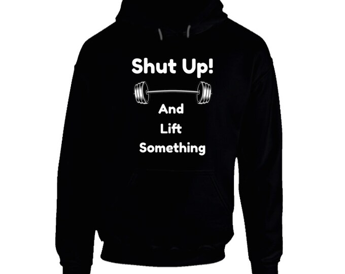 Lift Something Black Hoodie