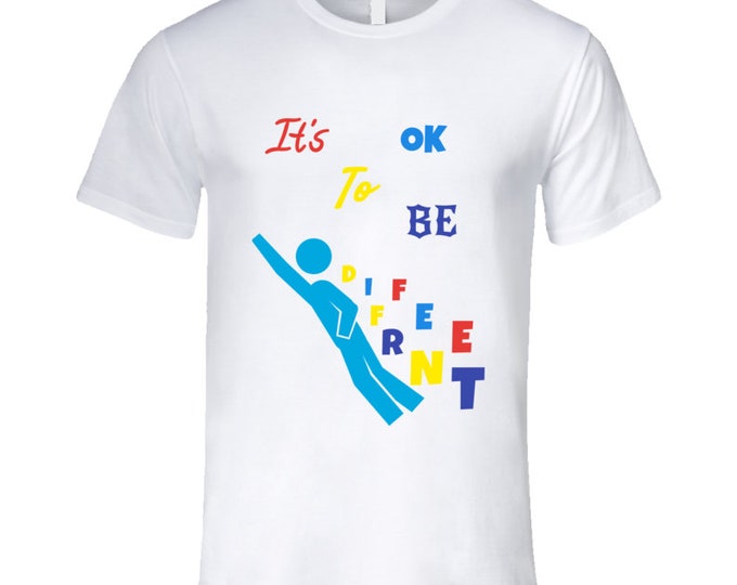 Autism Awareness Ok To Be Different  T Shirt
