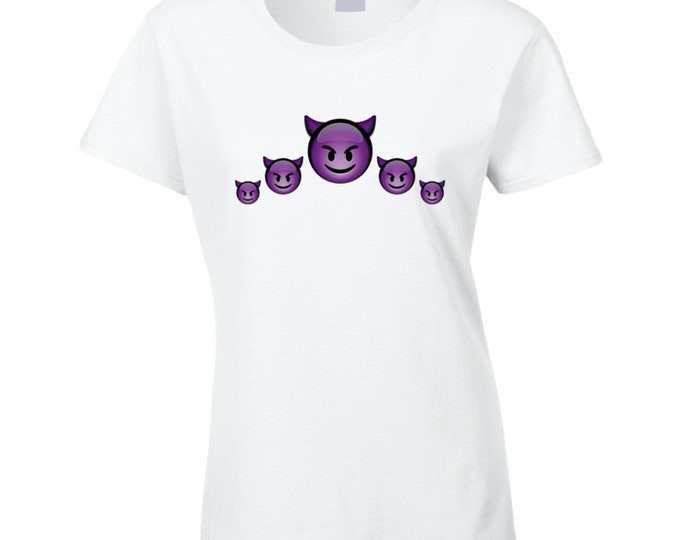 Purple Demon s Ladies T Shirt