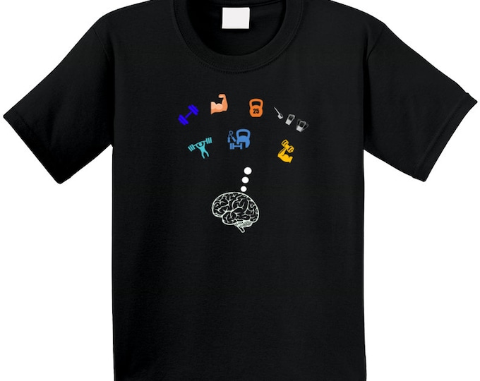 Heavy Thoughts Black T Shirt