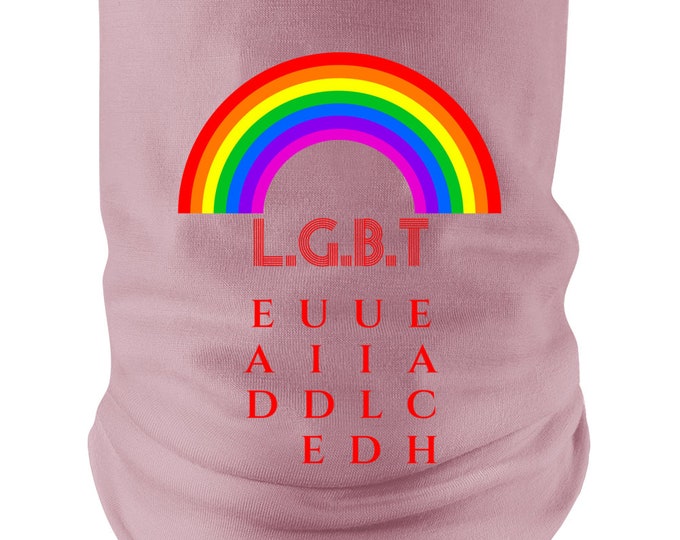 Rainbow Lgbt Neck gaiter
