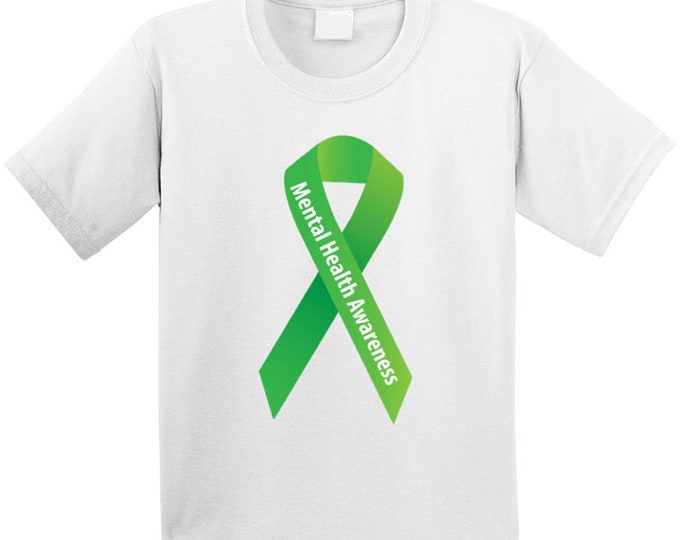 Mental Health Ribbon 2 T Shirt Youth